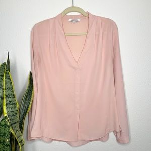 Rose + Olive Light Pink Blouse